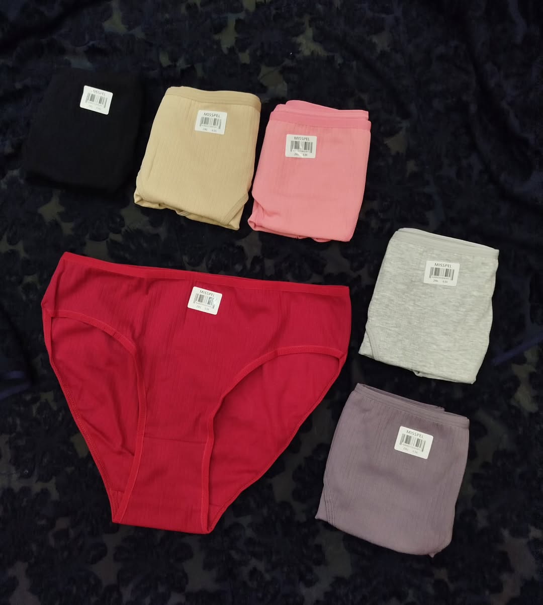 شورت زنانه نخ پنبه کبریتی برند میسپل سایز ۲XL