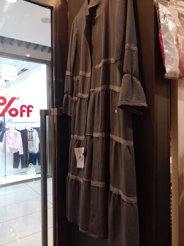 مانتو رنگ طوسی